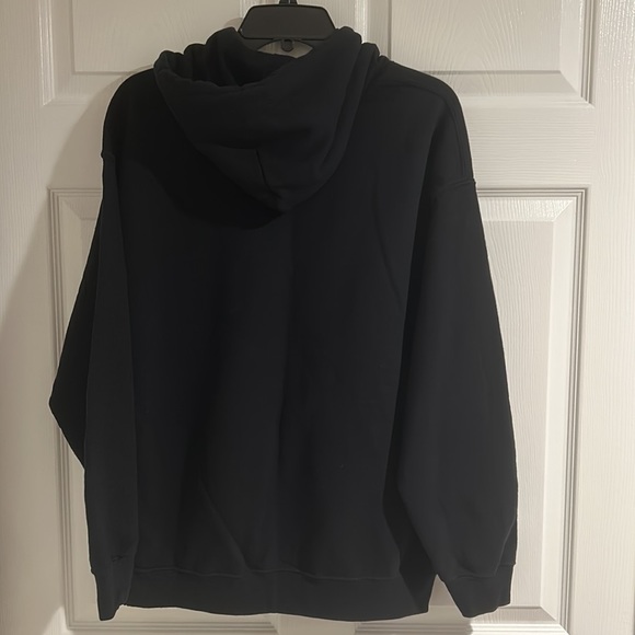 Gilden men’s hooded sweatshirt with animal Kingdom logo size large - Picture 3 of 3